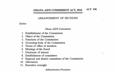 Ghana AIDS Commission Act, 2016 Act 938